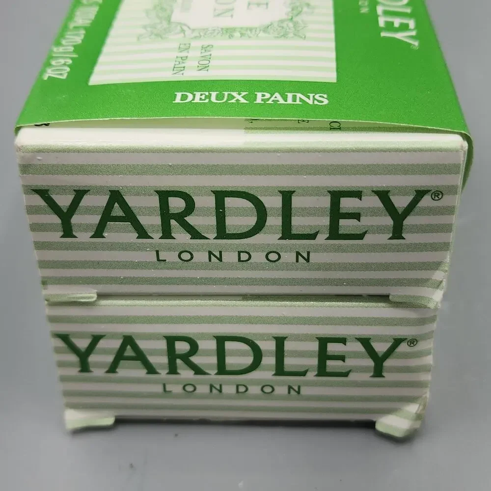 Yardley London ALOE & MELON 2 Soap Bars 3oz RARE Discontinued Bilingual Packagin